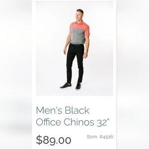 Men's Zyia Office Chino Pants Large